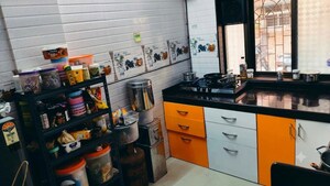 Kitchen/pantry in 1 BHK Apartment at Rukmini Plaza, Airoli Sector 20 – for Sale