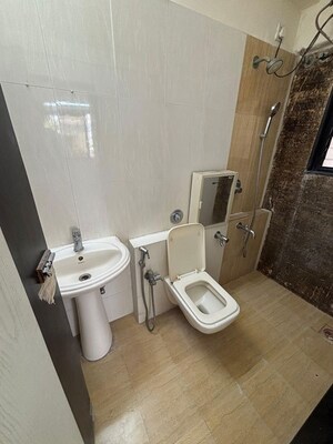 Bathroom in 2 BHK Apartment at Bandra West – for Rent