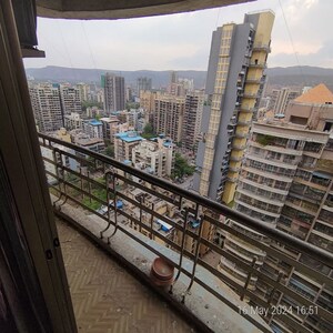 Balcony in 2 BHK Apartment at Sai Crystal, Kharghar – for Rent