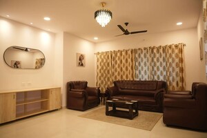 Living Room in 4 BHK Villa at Sankalp Homes Lifestyle Villas, Tellapur – for Rent