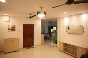 Living Room in 4 BHK Villa at Sankalp Homes Lifestyle Villas, Tellapur – for Rent
