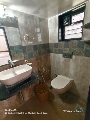 Attached Bathroom in 2 BHK Apartment at Juhu – for Rent