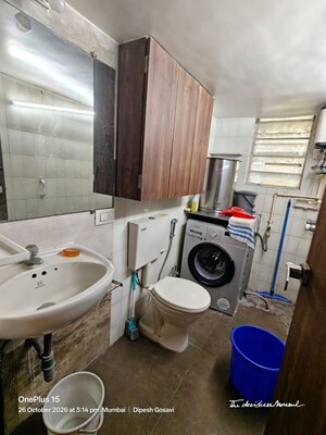 Bathroom in 2 BHK Apartment at Juhu – for Rent