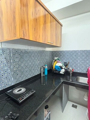 Kitchen in 1 BHK Apartment at Lodha Crown Quality Homes, Majiwada – for Rent