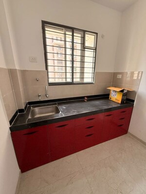 Kitchen in 1 BHK Apartment at Zen Elite, Kharadi – for Rent