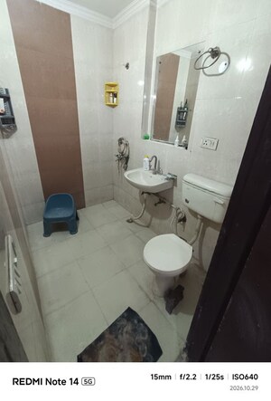Bathroom in 2 BHK Builder Floor at Govindpuri – for Rent