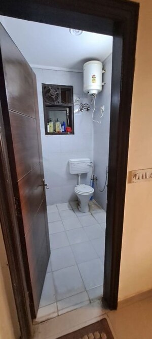 Bathroom in 1 BHK Builder Floor at Paryavaran Complex – for Rent