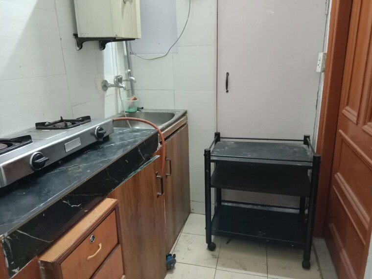 Kitchen, greater kailash i 1 Bedroom 400 Sq.Ft. Builder Floor In Greater Kailash I Delhi 10793530