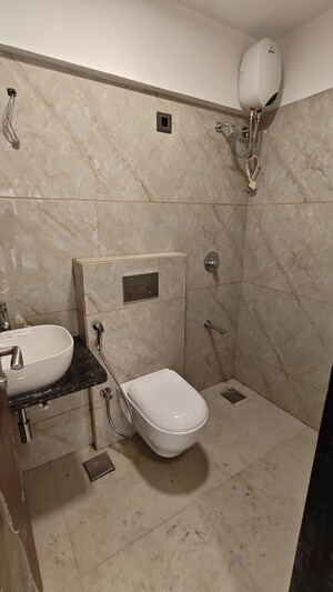 Bathroom in 2 BHK Apartment at Omkar Vive, Kurla – for Rent