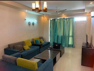 Living Room in 3 BHK Builder Floor at Bestech Park View Residency, Sector 3 – for Rent