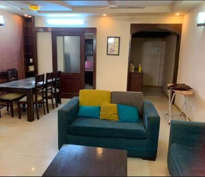 Living Room in 3 BHK Builder Floor at Bestech Park View Residency, Sector 3 – for Rent
