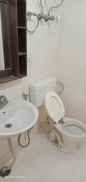 Bathroom in 2 BHK Apartment at Vasant Kunj – for Rent
