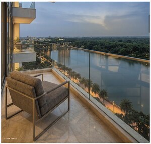 Balcony in 3 BHK Apartment at Ajmera Marina, Yelahanka – for Sale