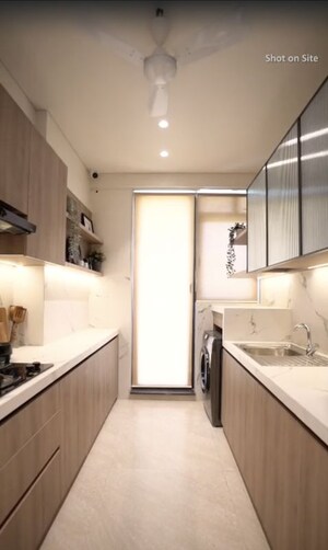 Kitchen in 3 BHK Apartment at Wadhwa TW Gardens, Kandivali East – for Sale