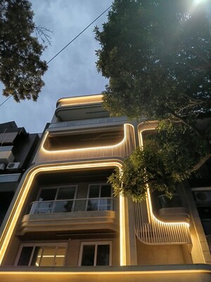 3 BHK Builder Floor – Exterior View View at East Of Kailash - for Sale