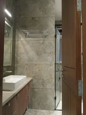 Bathroom in 3 BHK Builder Floor at East Of Kailash – for Sale