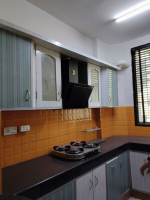 Kitchen in 3 BHK Builder Floor at Unitech South City II, Sector 50 – for Rent