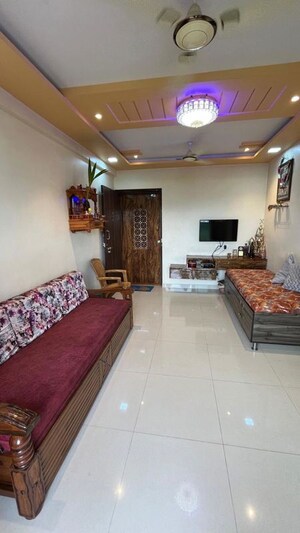 Living Room in 1 BHK Apartment at Vihang Valley Phase 3, Kasarvadavali – for Rent
