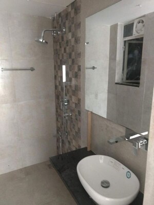Bathroom in 2 BHK Apartment at Omkar Meridia, Kurla West – for Rent
