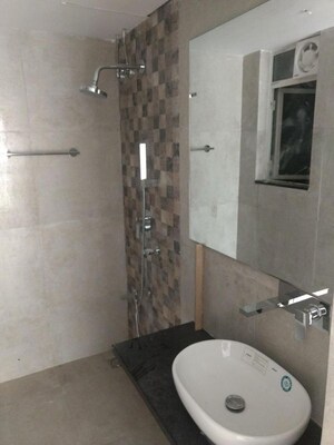 Bathroom in 2 BHK Apartment at Omkar Meridia, Kurla West – for Rent