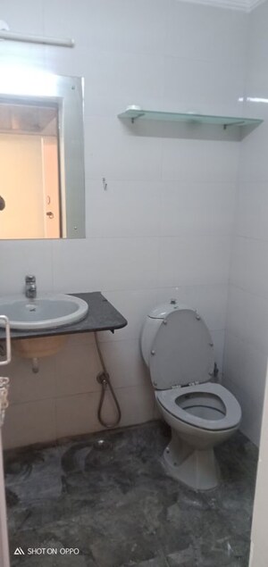 Bathroom in 3 BHK Apartment at Vasant Kunj – for Rent