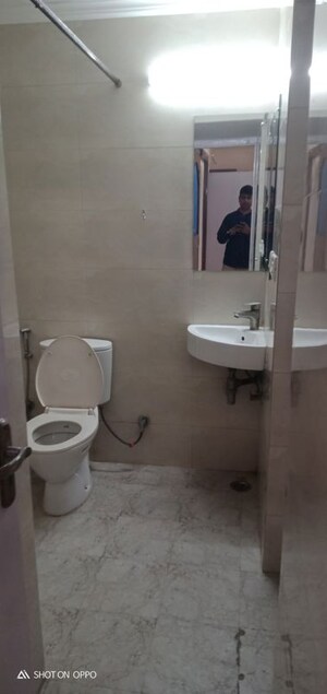 Bathroom in 3 BHK Apartment at Vasant Kunj – for Rent