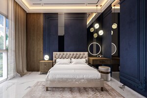 Bedroom in 2 BHK Apartment at Mextech Miraya Trinity Eternity, Kapur Bawdi – for Sale