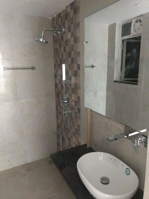 Bathroom in 2 BHK Apartment at Omkar Meridia, Kurla West – for Rent