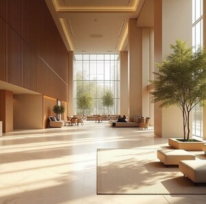 Building Lobby in 2 BHK Apartment at Mextech Miraya Divine, Kapur Bawdi – for Sale