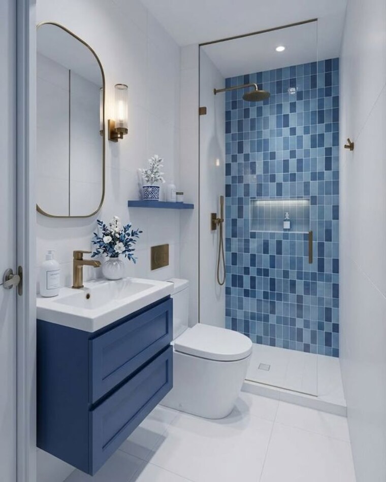 Bathroom, mextech-miraya-divine 2 Bedroom 820 Sq.Ft. Apartment In Kapur Bawdi Thane 10793877