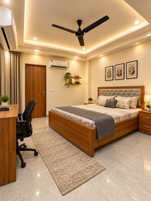 Bedroom in 2 BHK Builder Floor at Sector 52 – for Rent
