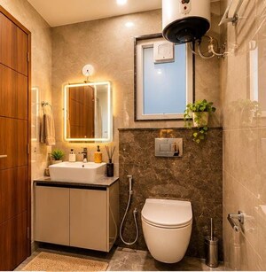 Bathroom in 2 BHK Builder Floor at Sector 52 – for Rent