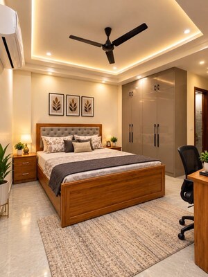 Bedroom in 2 BHK Builder Floor at Sector 52 – for Rent