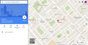 1 RK Apartment – Map Location View at Sector 27 - for Rent
