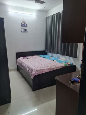 Bedroom in 1 BHK Apartment at Sunshine Willows, Ghansoli – for Rent