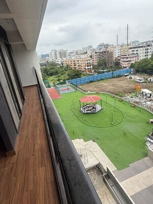 Balcony in 2 BHK Apartment at Rahul Aston, Hinjewadi – for Rent