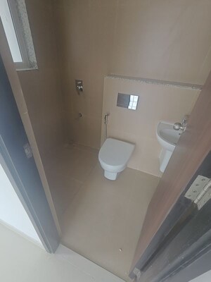 Bathroom in 1.5 BHK Apartment at Runwal Forests, Kanjurmarg West – for Rent