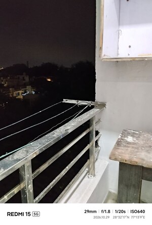 Balcony in 1 BHK Apartment at Panchsheel Vihar – for Rent