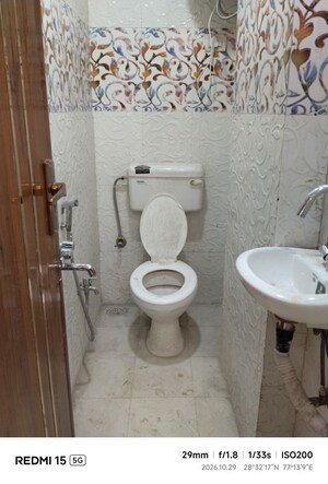 Bathroom in 1 BHK Apartment at Panchsheel Vihar – for Rent