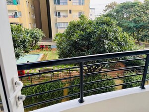 Balcony in 3 BHK Apartment at Regency Pinnacle Heights, Thanisandra – for Sale
