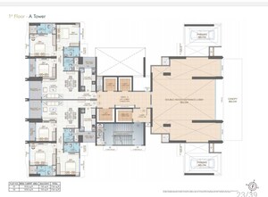Floor Plan in 3 BHK Apartment at Malad West – for Sale