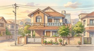  Independent House – Exterior View View at Kamrej - for Sale