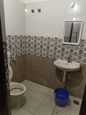Bathroom in 2 BHK Apartment at Moti Kalyan Apartments, Moti Nagar – for Rent