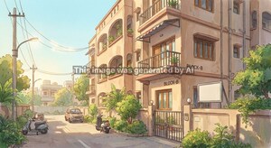  Apartment – Exterior View View at Koyali - for Sale