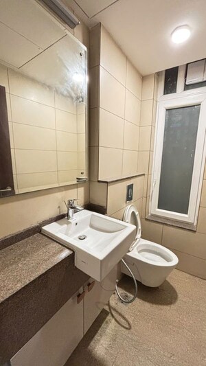 Bathroom in 3.5 BHK Apartment at Mahindra Luminare, Sector 59 – for Rent
