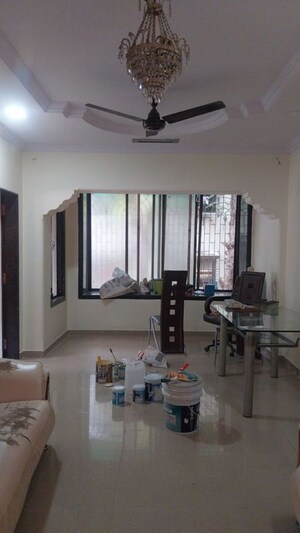 Living Room in 3 BHK Apartment at Yashodeep CHS, Kopar Khairane – for Rent