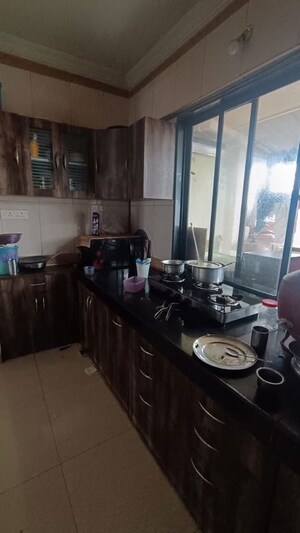 Kitchen in 2 BHK Apartment at Akash Ganga CHS Nerul, Nerul – for Rent