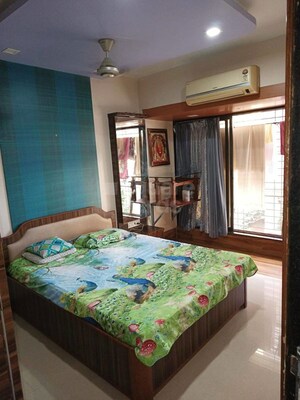 Bedroom in 2 BHK Apartment at Arihant Riddhi, Ghansoli – for Rent