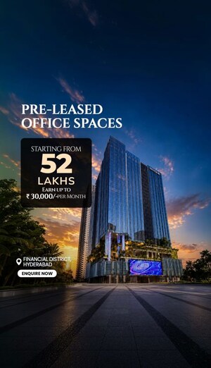  Office Space For Sale in Nanakramguda