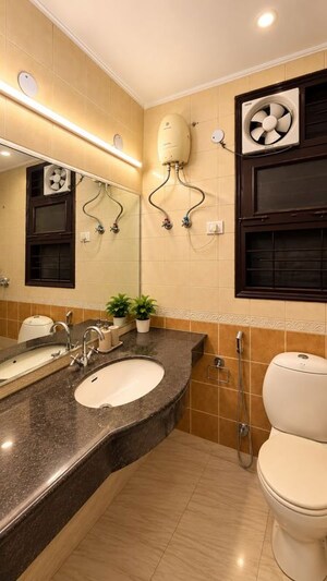 Attached Bathroom in 4 BHK Apartment at SS Mayfield Gardens, Sector 51 – for Rent